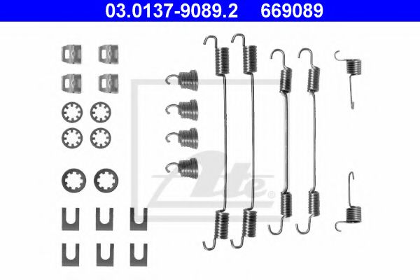 03013790892 ATE Accessory Kit, brake shoes