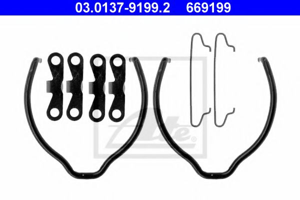 03.01379199.2 ATE Accessory Kit, parking brake shoes