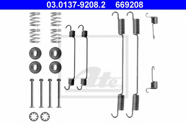 03.0137-9208.2 ATE Accessory Kit, brake shoes