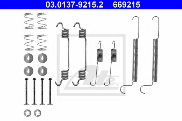 03.0137-9215.2 ATE Accessory Kit, brake shoes
