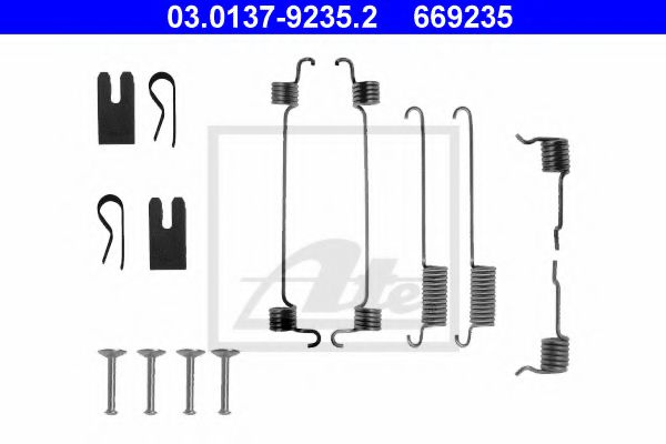 03.0137-9235.2 ATE Accessory Kit, brake shoes