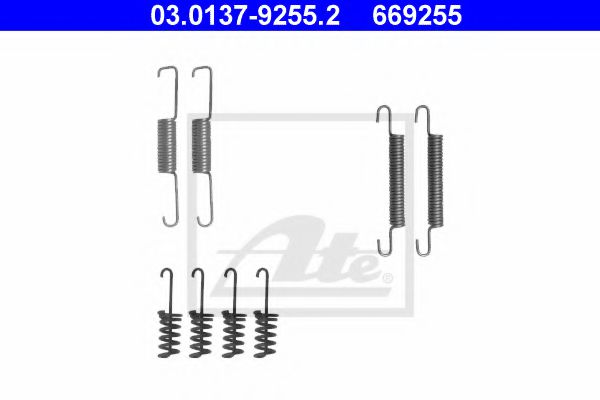 03.0137-9255.2 ATE Accessory Kit, brake shoes