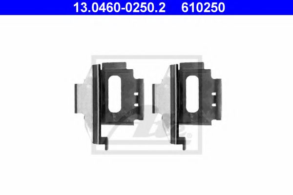 13.0460-0250.2 ATE Brake System Accessory Kit, disc brake pads