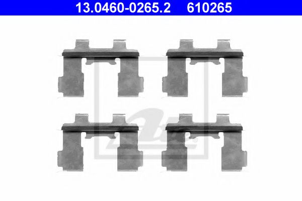 13.0460-0265.2 ATE Accessory Kit, disc brake pads