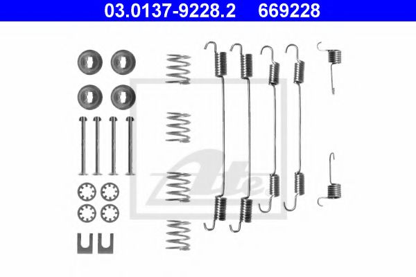 03.0137-9228.2 ATE Accessory Kit, brake shoes