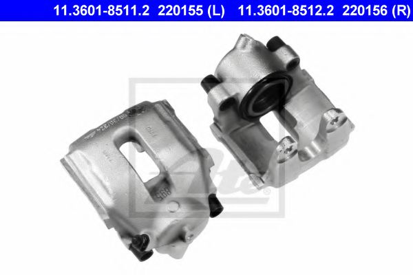 11.3601-8512.2 ATE Brake System Brake Caliper