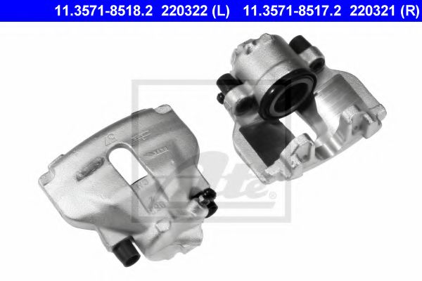 11.3571-8518.2 ATE Brake System Brake Caliper