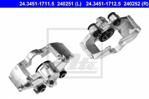 24.3451-1711.5 ATE Brake System Brake Caliper