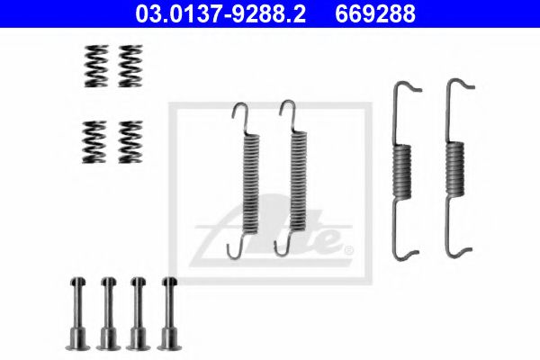 03.01379288.2 ATE Accessory Kit, parking brake shoes