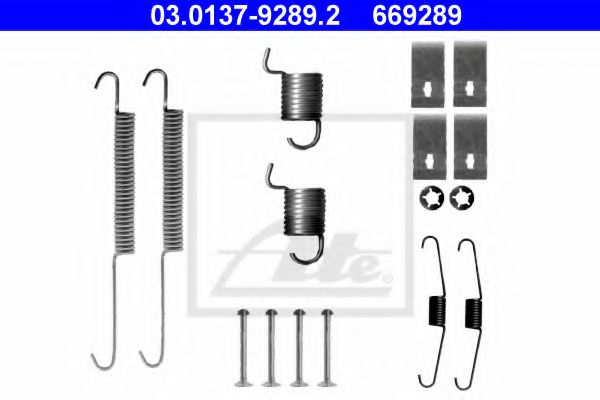 03.0137-9289.2 ATE Accessory Kit, brake shoes