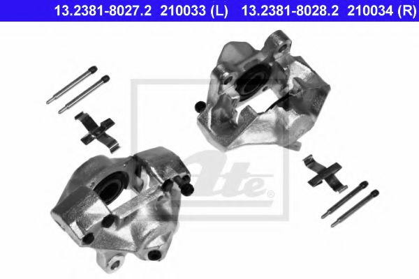 13.2381-8027.2 ATE Brake System Brake Caliper