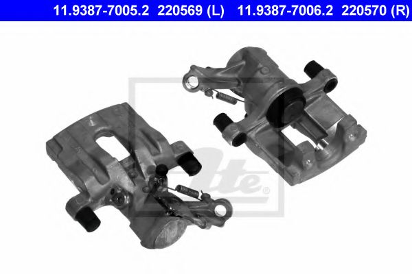 11.9387-7005.2 ATE Brake System Brake Caliper