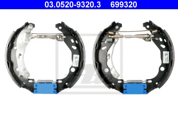 03.0520-9320.3 ATE Brake System Brake Shoe Set