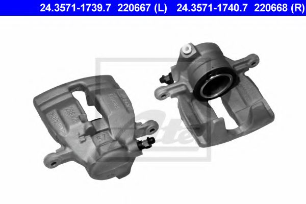24.3571-1739.7 ATE Brake System Brake Caliper