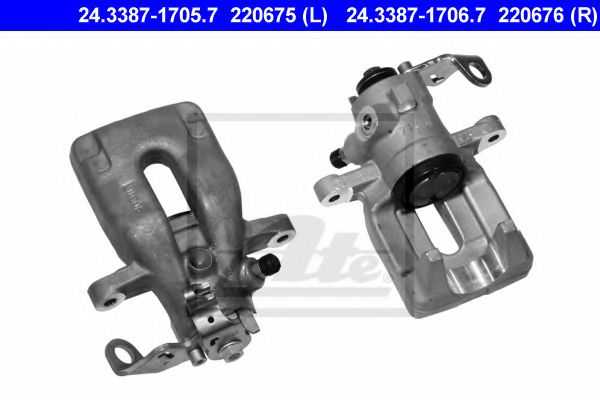 24.3387-1705.7 ATE Brake System Brake Caliper