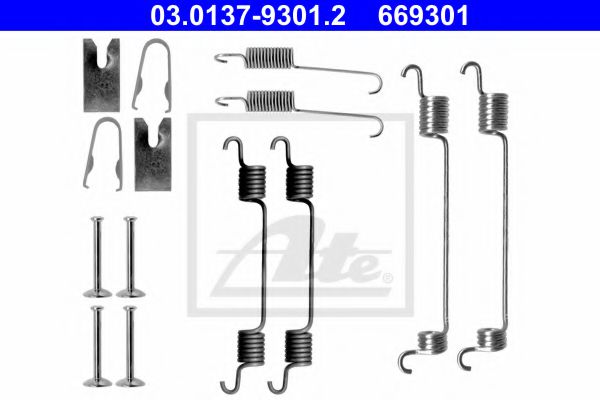 03.0137-9301.2 ATE Accessory Kit, brake shoes