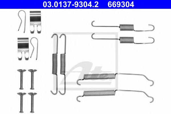 03.0137-9304.2 ATE Accessory Kit, brake shoes