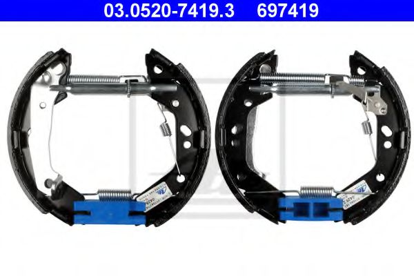 03.0520-7419.3 Brake System Brake Shoe Set