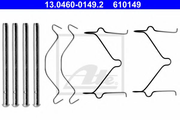 13.0460-0149.2 ATE Brake System Accessory Kit, disc brake pads