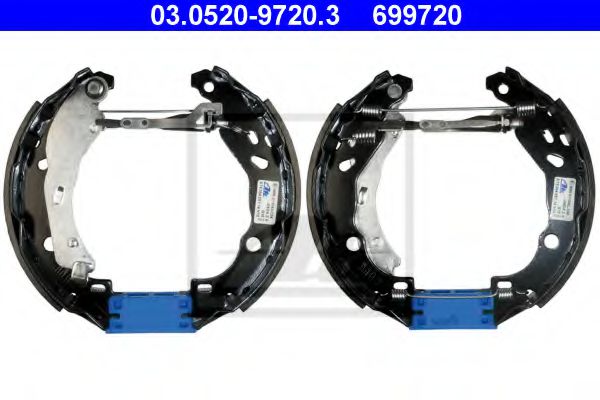 03.0520-9720.3 ATE Brake System Brake Shoe Set
