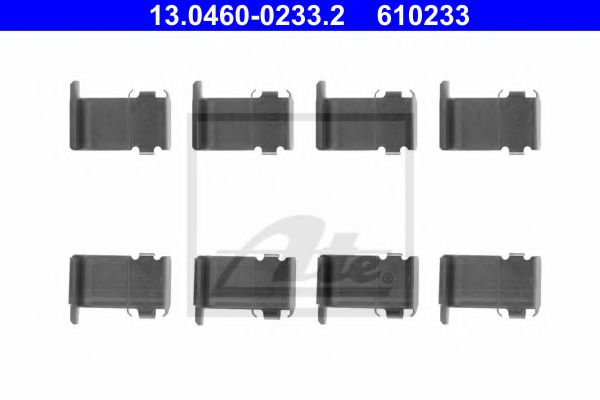 13.0460-0233.2 ATE Brake System Accessory Kit, disc brake pads