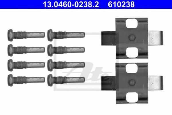 13.0460-0238.2 ATE Brake System Accessory Kit, disc brake pads