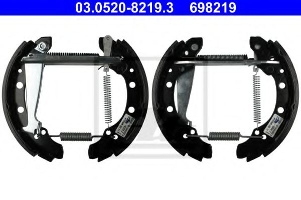 03.0520-8219.3 ATE Brake System Brake Shoe Set