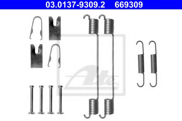 03.0137-9309.2 ATE Accessory Kit, brake shoes