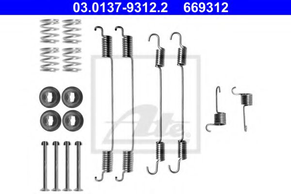 03.0137-9312.2 ATE Accessory Kit, brake shoes