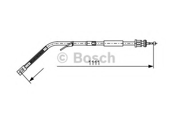 1 987 477 126 BOSCH Cable, parking brake