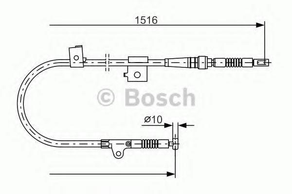 1 987 477 759 BOSCH Cable, parking brake