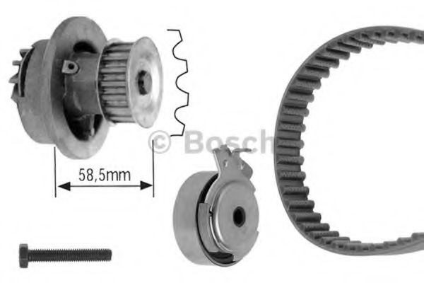 1987948733 BOSCH Water Pump & Timing Belt Kit