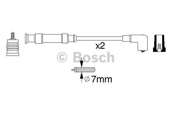 0 356 912 804 BOSCH Ignition Cable Kit