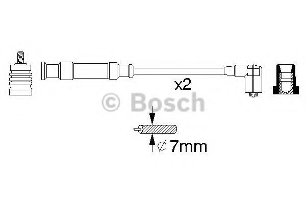0 356 912 805 BOSCH Ignition Cable Kit