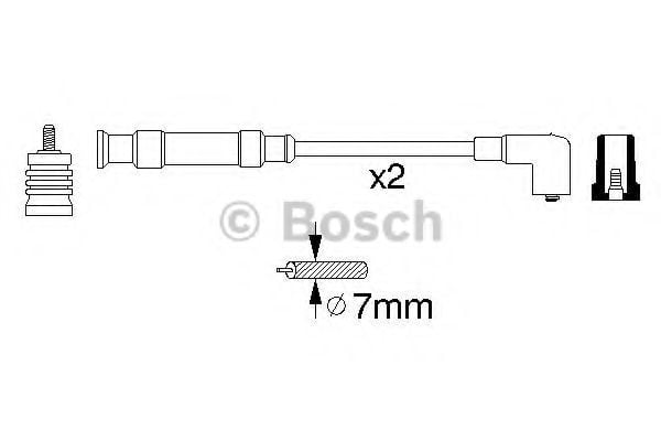 0 356 912 806 BOSCH Ignition Cable Kit