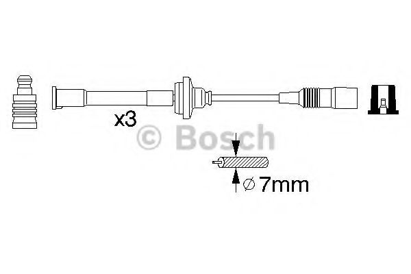0 356 912 823 BOSCH Ignition Cable Kit
