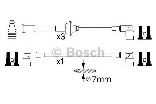 0 356 912 825 BOSCH Ignition Cable Kit