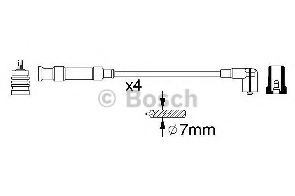 0 356 912 826 BOSCH Ignition Cable Kit
