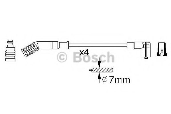 0 356 912 841 BOSCH Ignition Cable Kit