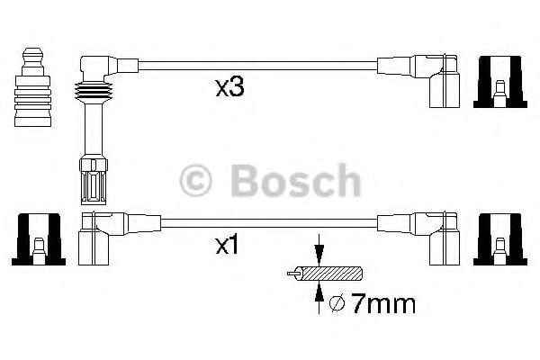 0 356 912 844 BOSCH Ignition Cable Kit