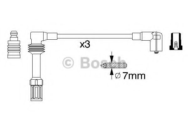 0 356 912 879 BOSCH Ignition Cable Kit