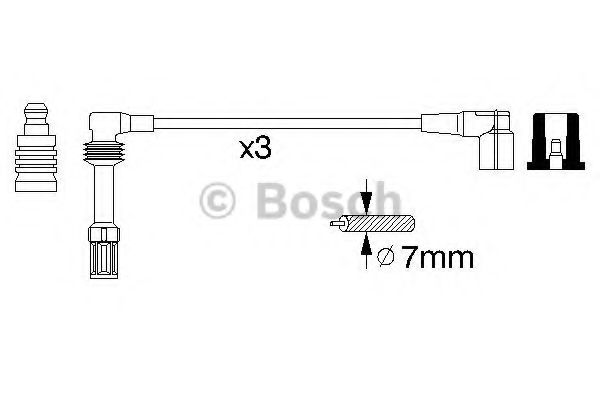 0 356 912 947 BOSCH Ignition Cable Kit