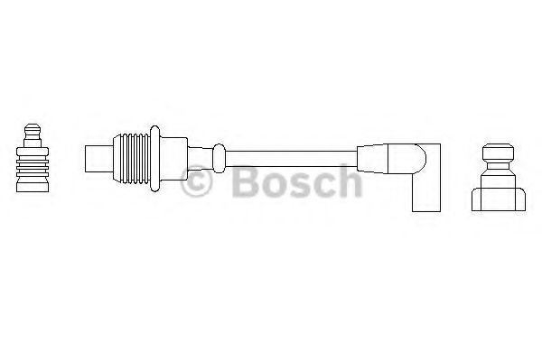 0 986 356 066 BOSCH Ignition System Ignition Cable