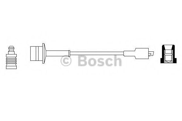 0 986 356 184 BOSCH Ignition System Ignition Cable