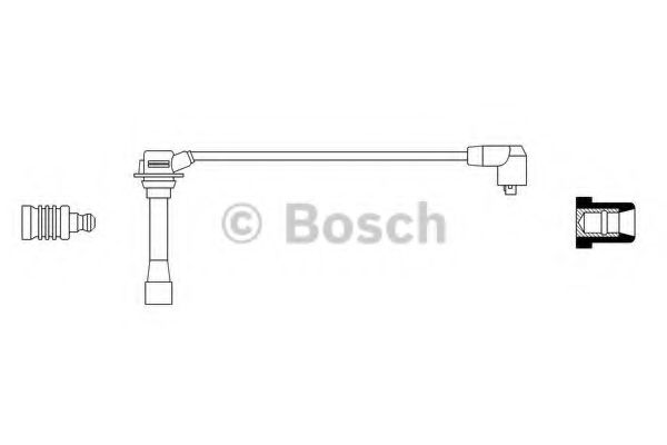 0 986 356 245 BOSCH Ignition System Ignition Cable