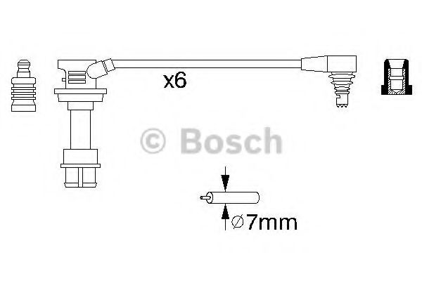 0 986 356 947 BOSCH Ignition Cable Kit