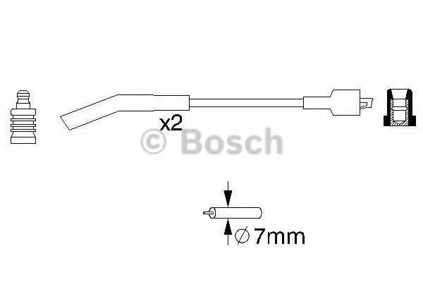 0 986 357 085 BOSCH Ignition Cable Kit