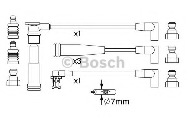 0 986 357 231 BOSCH Ignition Cable Kit