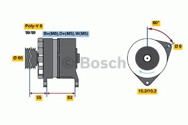 BOSCH 6 033 GB3 046