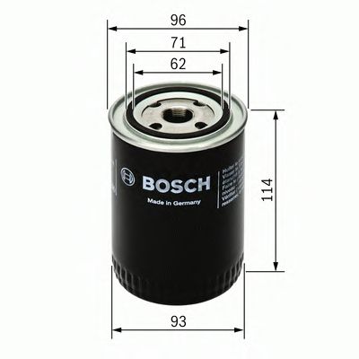 0 451 104 014 BOSCH Lubrication Oil Filter